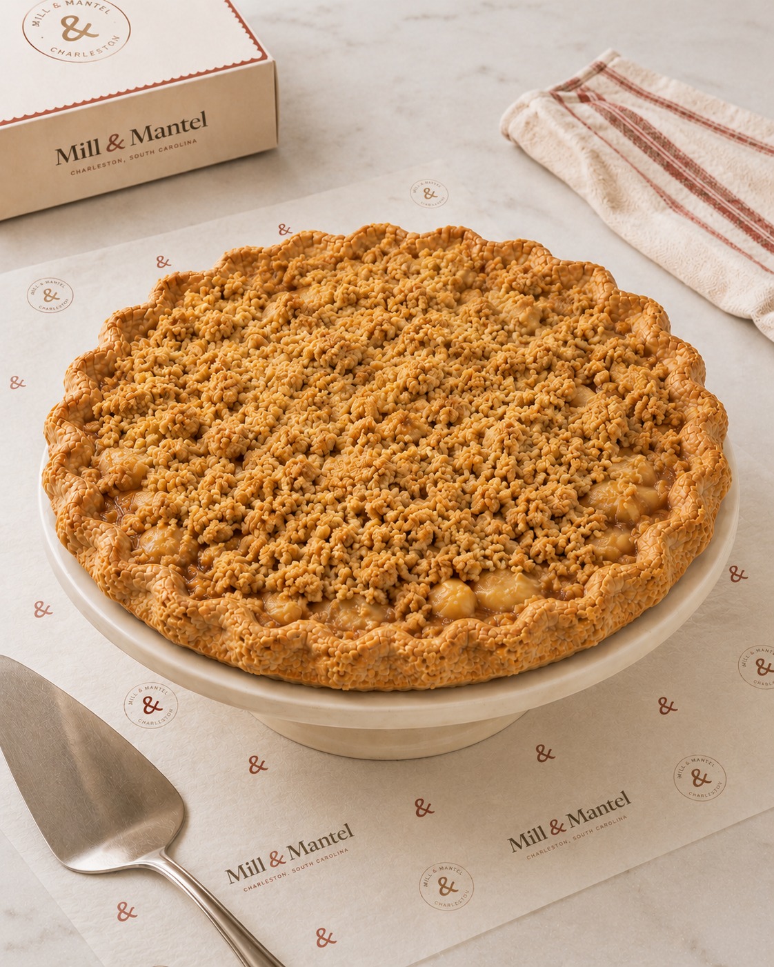 Apple Crumb Pie view 3
