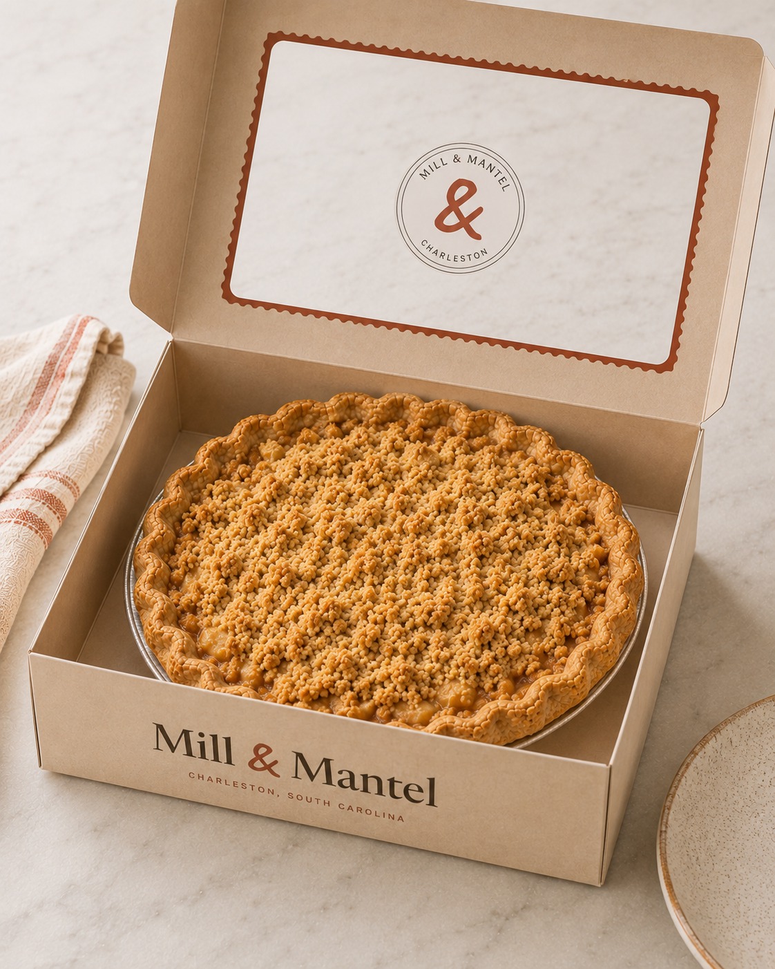 Apple Crumb Pie view 4