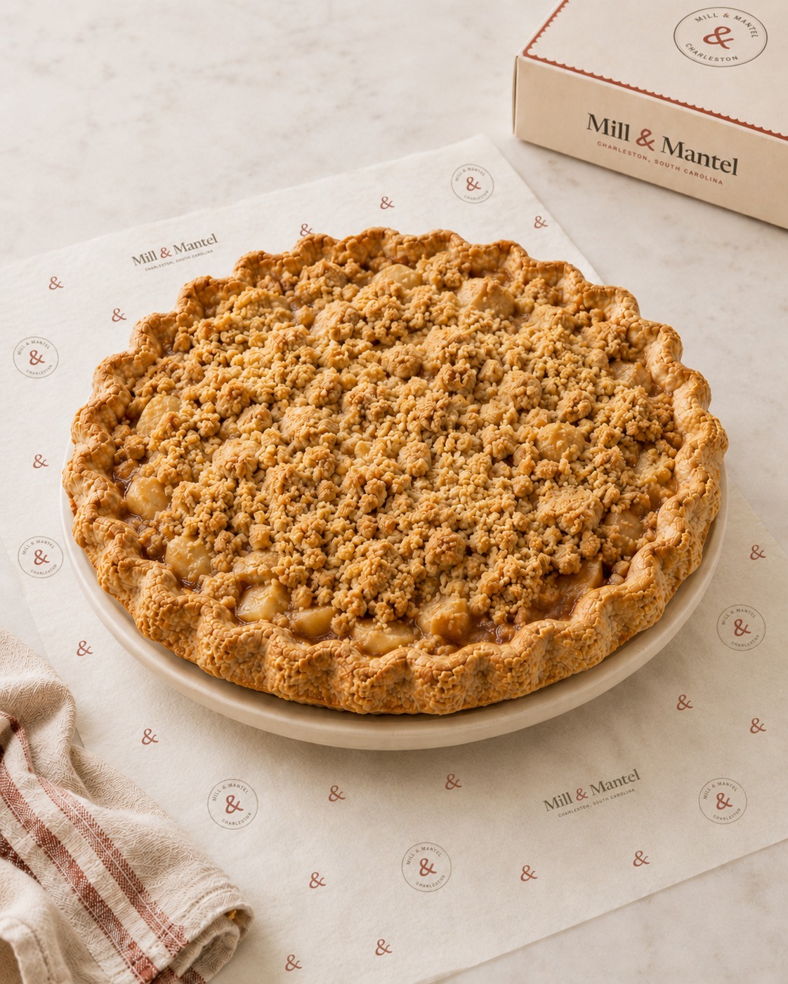Apple Crumb Pie