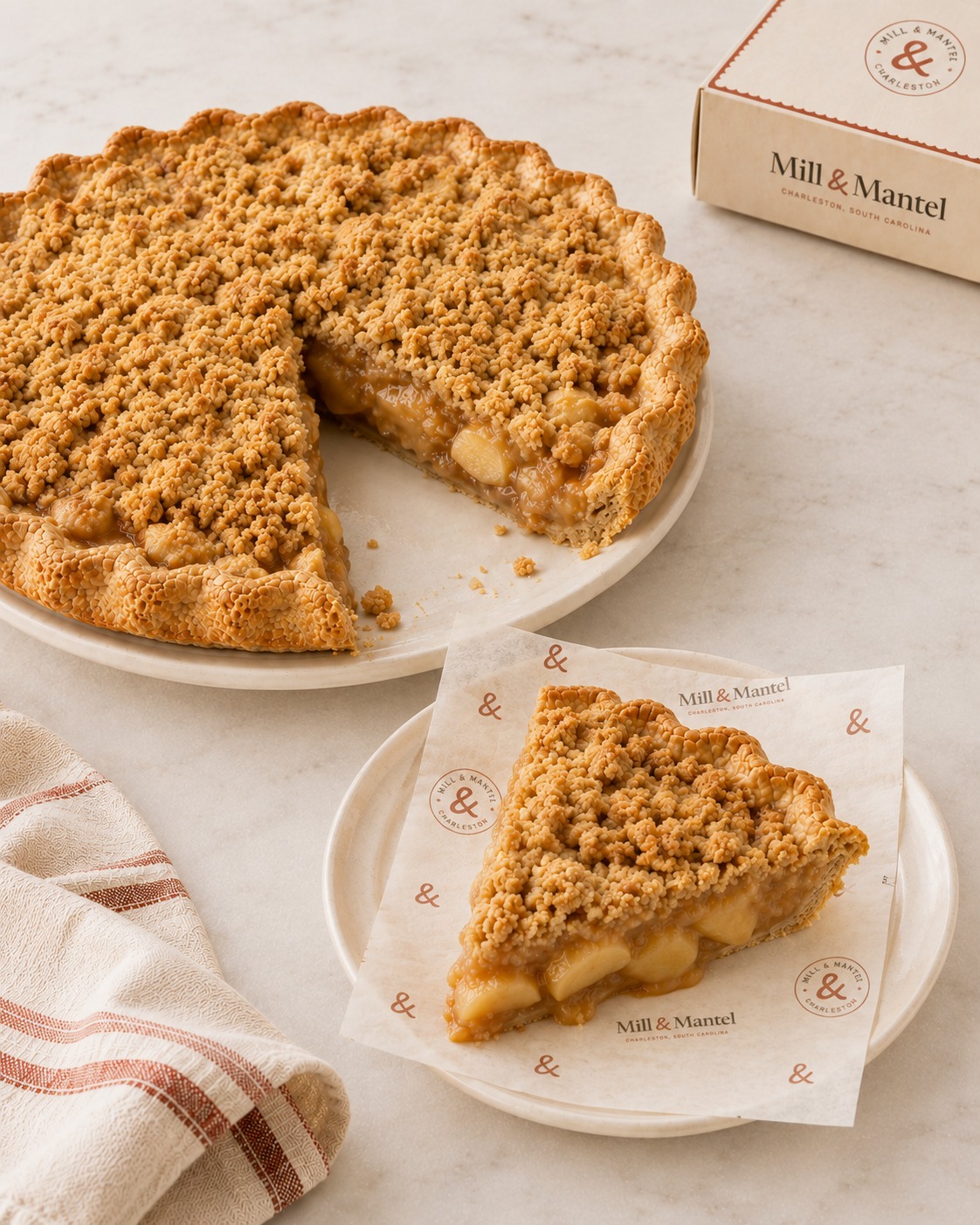 Apple Crumb Pie view 2